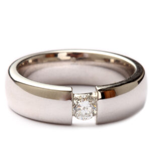 Ring in Gold mit Diamant