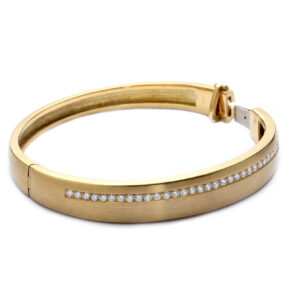 Armreif in Gold mit Diamanten