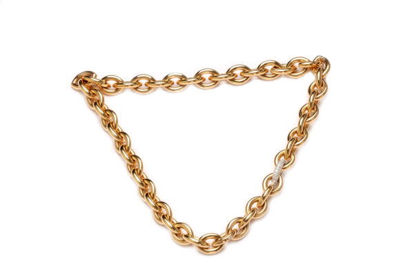 Collier in Gold mit Diamanten