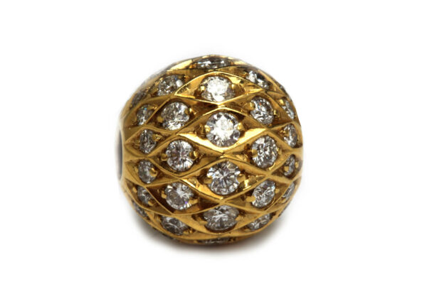 Wechselschließe in Gold mit Diamanten