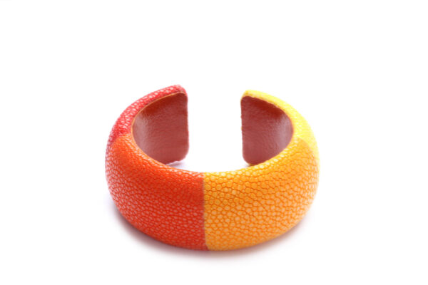 Rochenleder-Armspange Hawai, 4-farbig
