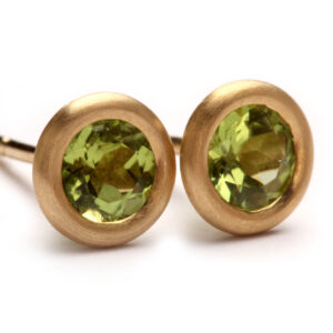 Ohrstecker "Etiam" in Gold mit Peridot