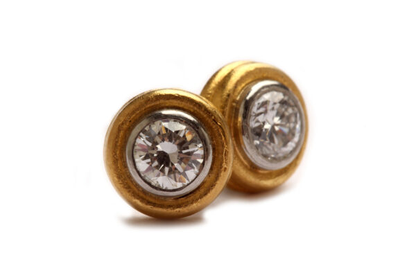 Ohrstecker in Gold mit Brillanten