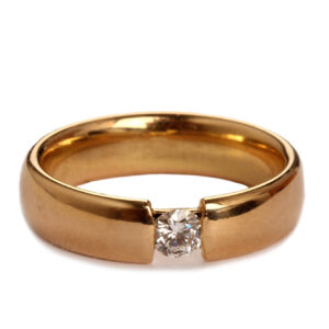 Ring in Gold mit Diamant