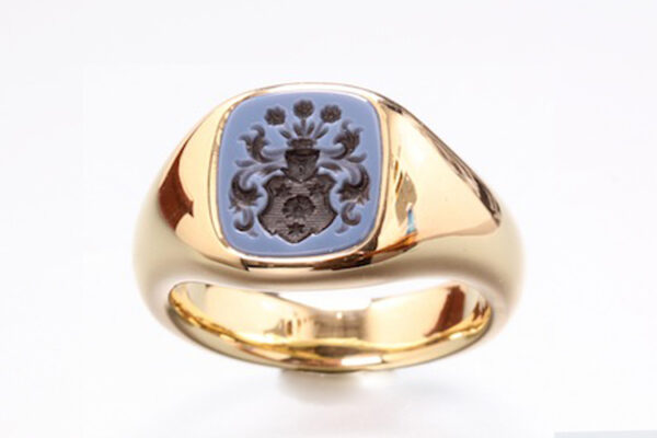 Siegelring in 750er Gold